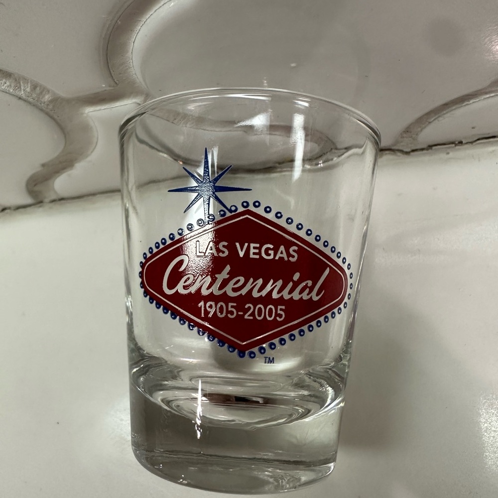 Las Vegas Centennial Shot Glass